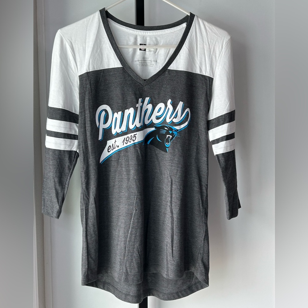 NFL Carolina Panthers Gray Top - S - NWOT